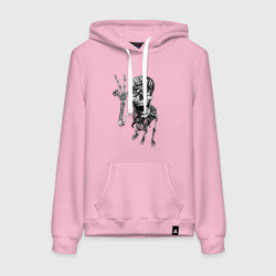 Женская толстовка хлопок Skeleton dude
