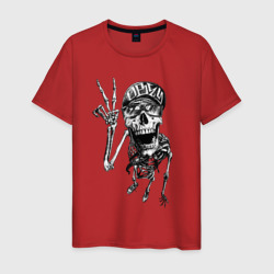 Мужская футболка хлопок Skeleton dude
