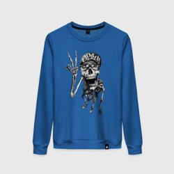 Женский свитшот хлопок Skeleton dude