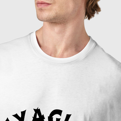 Мужская футболка хлопок с принтом Мияги до, фото #4