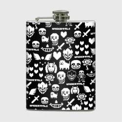 Фляга UNDERTALE PATTERN БЕЛЫЙ