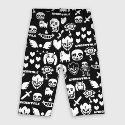 Велосипедки 3D UNDERTALE PATTERN БЕЛЫЙ