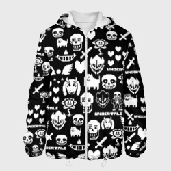 Мужская куртка 3D UNDERTALE PATTERN БЕЛЫЙ