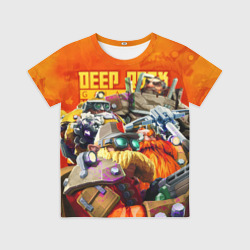 Детская футболка 3D Deep Rock Galactic Герои
