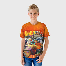 Детская футболка 3D Deep Rock Galactic Герои - фото 2