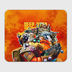 Прямоугольный коврик для мышки Deep Rock Galactic Герои