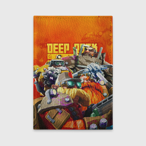 Обложка для автодокументов Deep Rock Galactic Герои, цвет черный