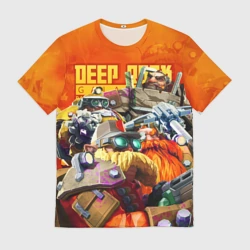 Мужская футболка 3D Deep Rock Galactic Герои