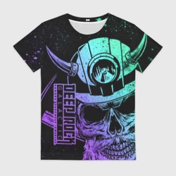 Женская футболка 3D Deep Rock Galactic - Dander Darkness Dwarves