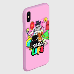 Чехол для iPhone XS Max матовый Toca Boca Тока Бока животные - фото 2