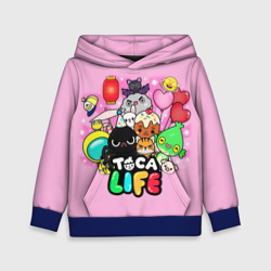 Детская толстовка 3D Toca Boca Тока Бока животные