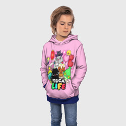 Детская толстовка 3D Toca Boca Тока Бока животные - фото 2