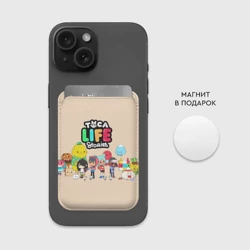 Картхолдер Magsafe магнитный Toca Boca персонажи из Тока Бока - фото 2