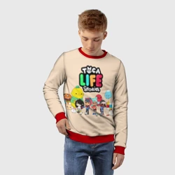 Детский свитшот 3D Toca Boca персонажи из Тока Бока - фото 2