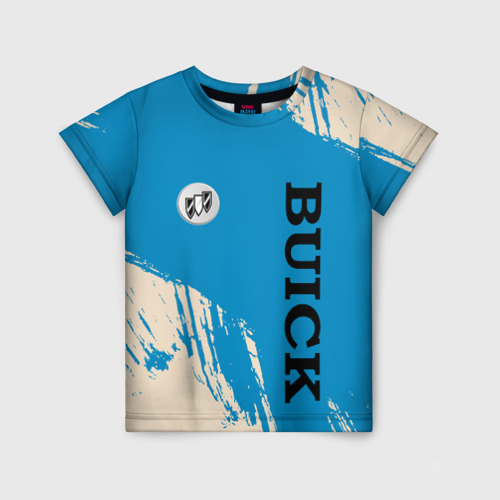 Детская футболка 3D с принтом Buick | Logo | emblem, вид спереди #2