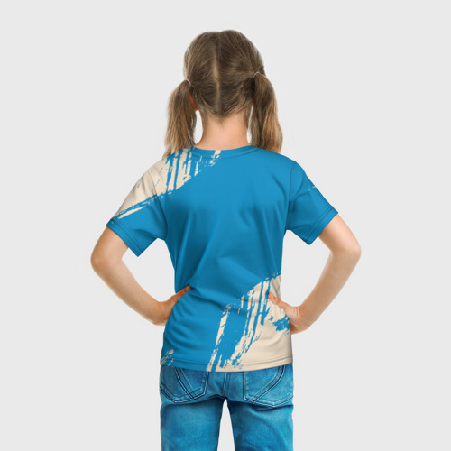 Детская футболка 3D с принтом Buick | Logo | emblem, вид сзади #2