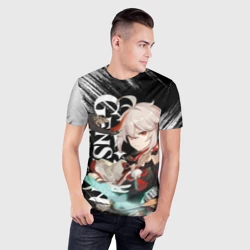 Мужская футболка 3D Slim Кадзуха анемо Kazuha - фото 2