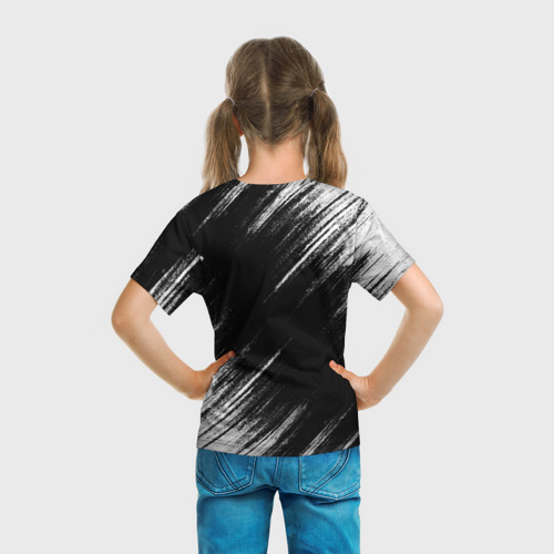 Детская футболка 3D с принтом КАДЗУХА | АНЕМО | KAZUHA, вид сзади #2