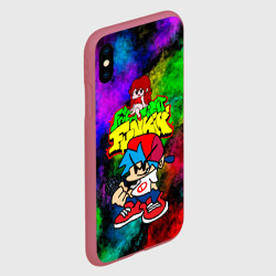 Чехол для iPhone XS Max матовый Friday Night Funkin Boy and Girl - фото 2