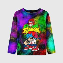 Детский лонгслив 3D Friday Night Funkin Boy and Girl