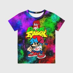 Детская футболка 3D Friday Night Funkin Boy and Girl