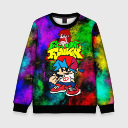 Детский свитшот 3D Friday Night Funkin Boy and Girl