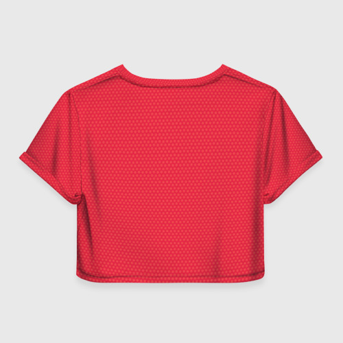 Женская футболка Crop-top 3D Привет от Гуфи, цвет 3D печать - фото 2