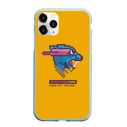 Чехол для iPhone 11 Pro Max матовый Mr Beast Pixel Art