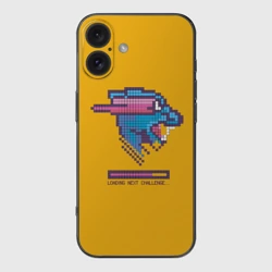 Чехол для iPhone 16 силиконовый с защитой камеры Mr Beast Pixel Art