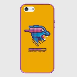 Чехол для iPhone 5/5S матовый Mr Beast Pixel Art