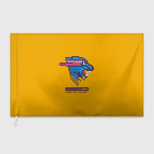 Флаг 3D Mr Beast Pixel Art