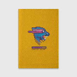 Обложка для паспорта матовая кожа Mr Beast Pixel Art