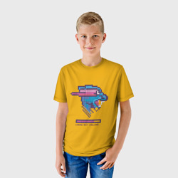Детская футболка 3D Mr Beast Pixel Art - фото 2