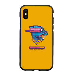 Чехол для iPhone XS Max матовый Mr Beast Pixel Art