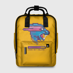 Женский рюкзак 3D Mr Beast Pixel Art