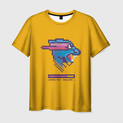 Мужская футболка 3D Mr Beast Pixel Art