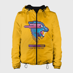 Женская куртка 3D Mr Beast Pixel Art