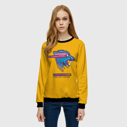 Женский свитшот 3D Mr Beast Pixel Art - фото 2