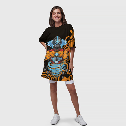 Платье-футболка 3D Аватар: Легенда об Аанге, цвет 3D печать - фото 5