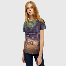 Женская футболка 3D LA 2 PVP или засцал cup - фото 2