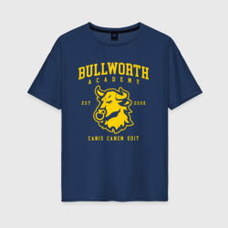 Женская футболка хлопок Oversize Bully Bullworth Academy