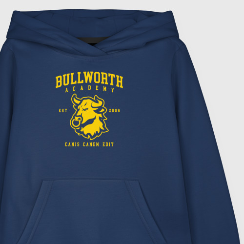 Детская толстовка хлопок Bully Bullworth Academy, цвет темно-синий - фото 3