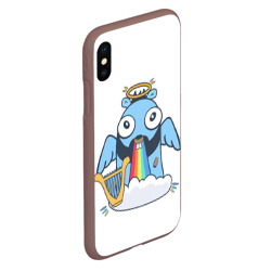 Чехол для iPhone XS Max матовый Golang gopher - талисман программиста - фото 2