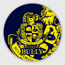 Круглый коврик для мышки Bully, Bullworth Academy