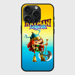 Чехол силиконовый для Apple iPhone 15 Pro матовый Rayman Legends Barbara