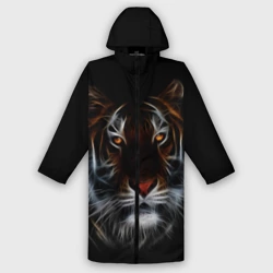 Дождевик унисекс 3D Тигр в Темноте Глаза Зверя