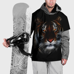 Накидка на куртку 3D Тигр в Темноте Глаза Зверя