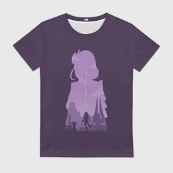 Женская футболка 3D Сёгун Райден Геншин Импакт Genshin Impact