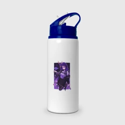 Бутылка для воды с трубочкой Баал модная Шогун Райден Геншин