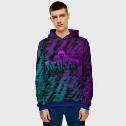 Мужская толстовка 3D Watch dogs Ded Sec neon - фото 2
